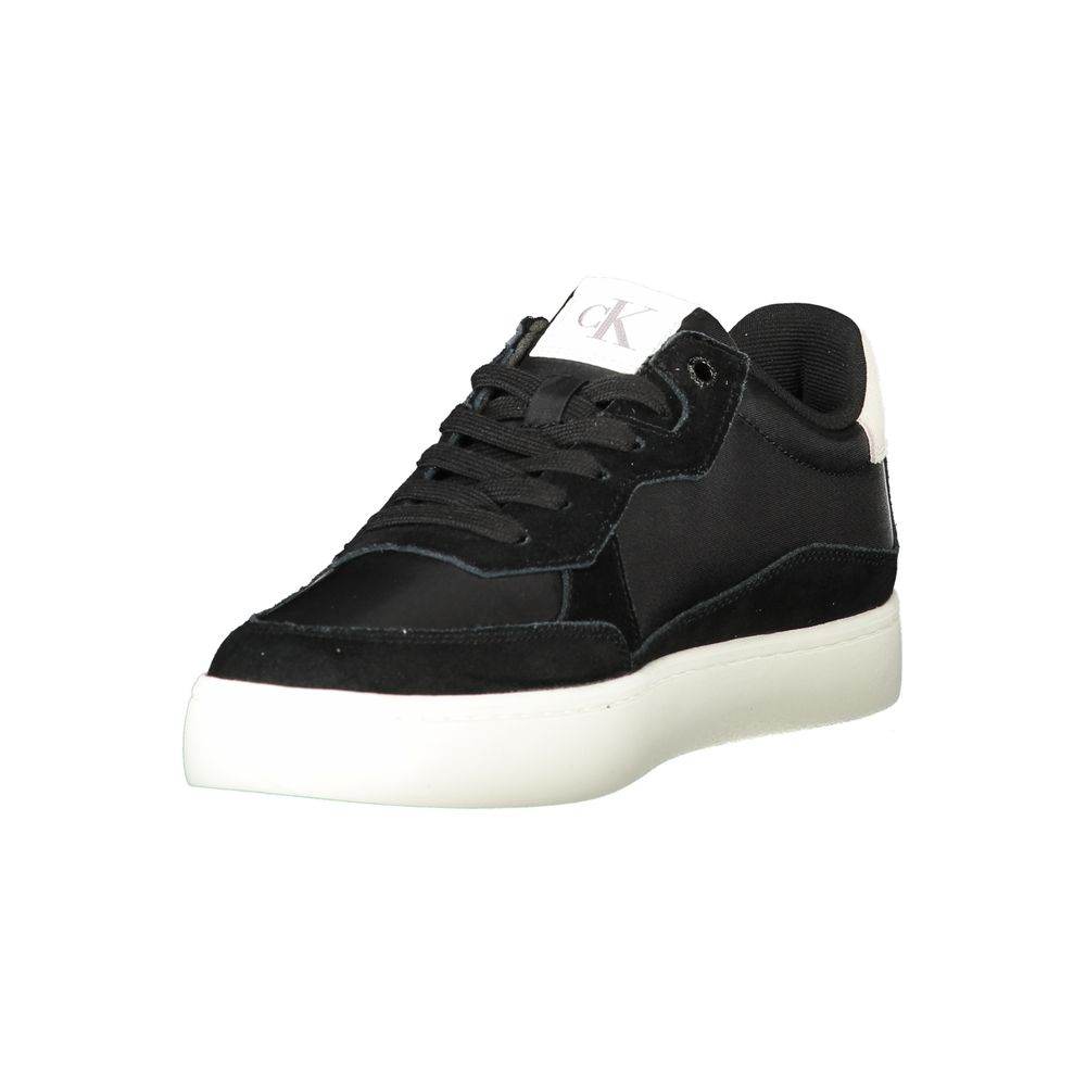 Calvin Klein Black Polyester Men Sneaker - Hilstor