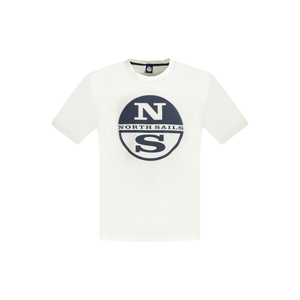 North Sails hvid bomuld herre T-shirt