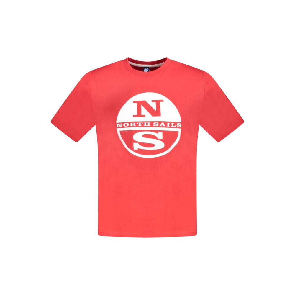 North Sails rød bomuld herre T-shirt