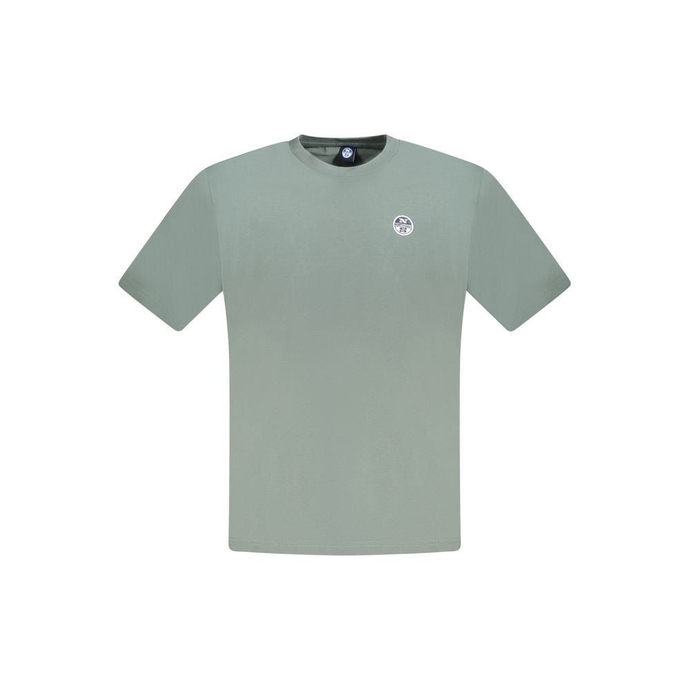 North Sails Grøn T-shirt til mænd i bomuld