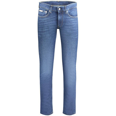 Calvin Klein Blue Cotton Men Jeans - Hilstor