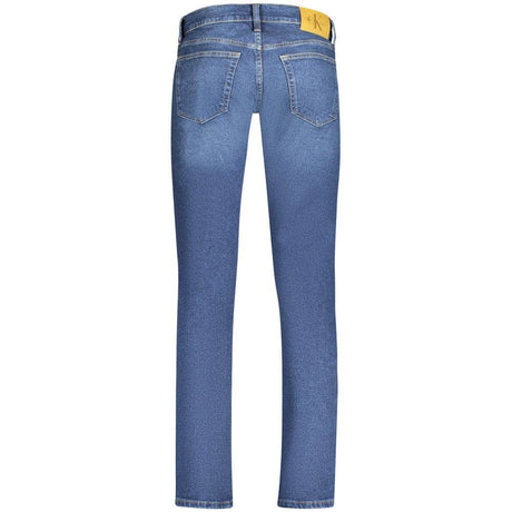 Calvin Klein Blue Cotton Men Jeans - Hilstor