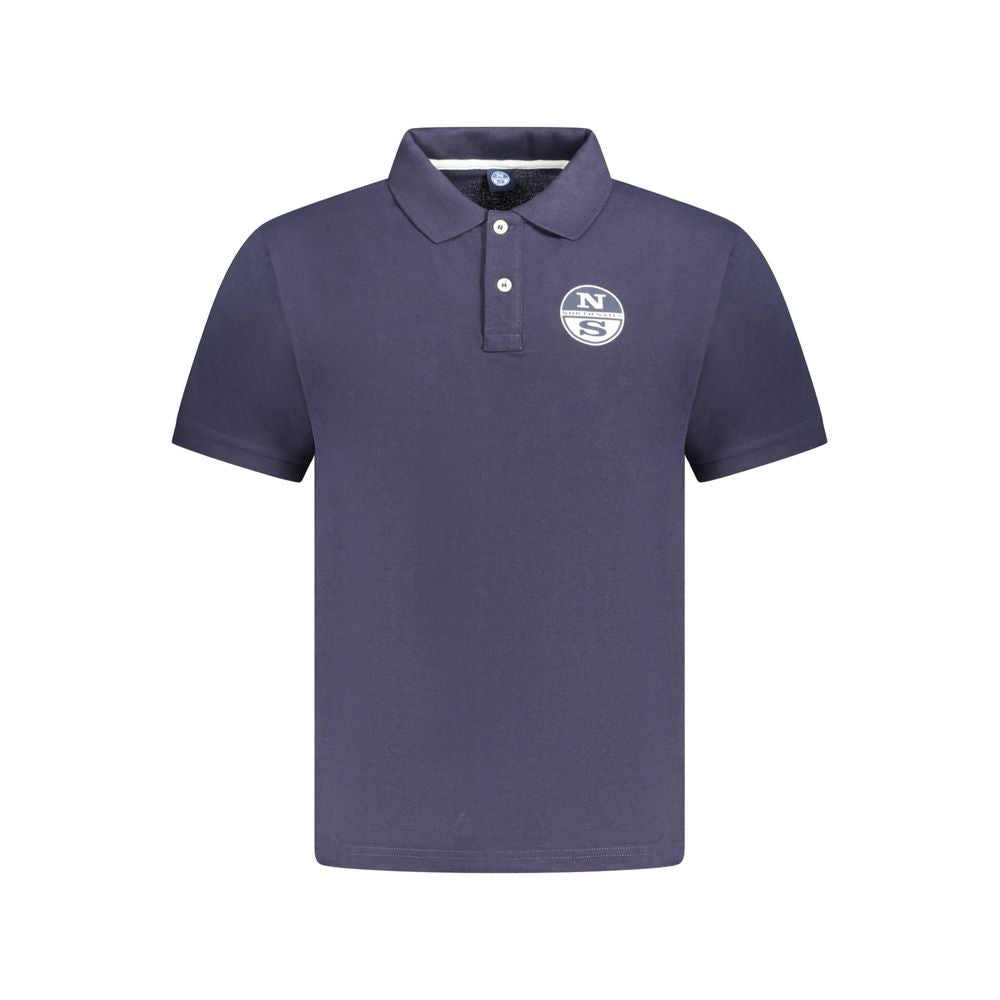 North Sails Blå Bomuld Polo Shirt til mænd