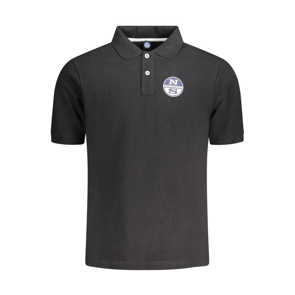 North Sails sort bomuld poloshirt til mænd