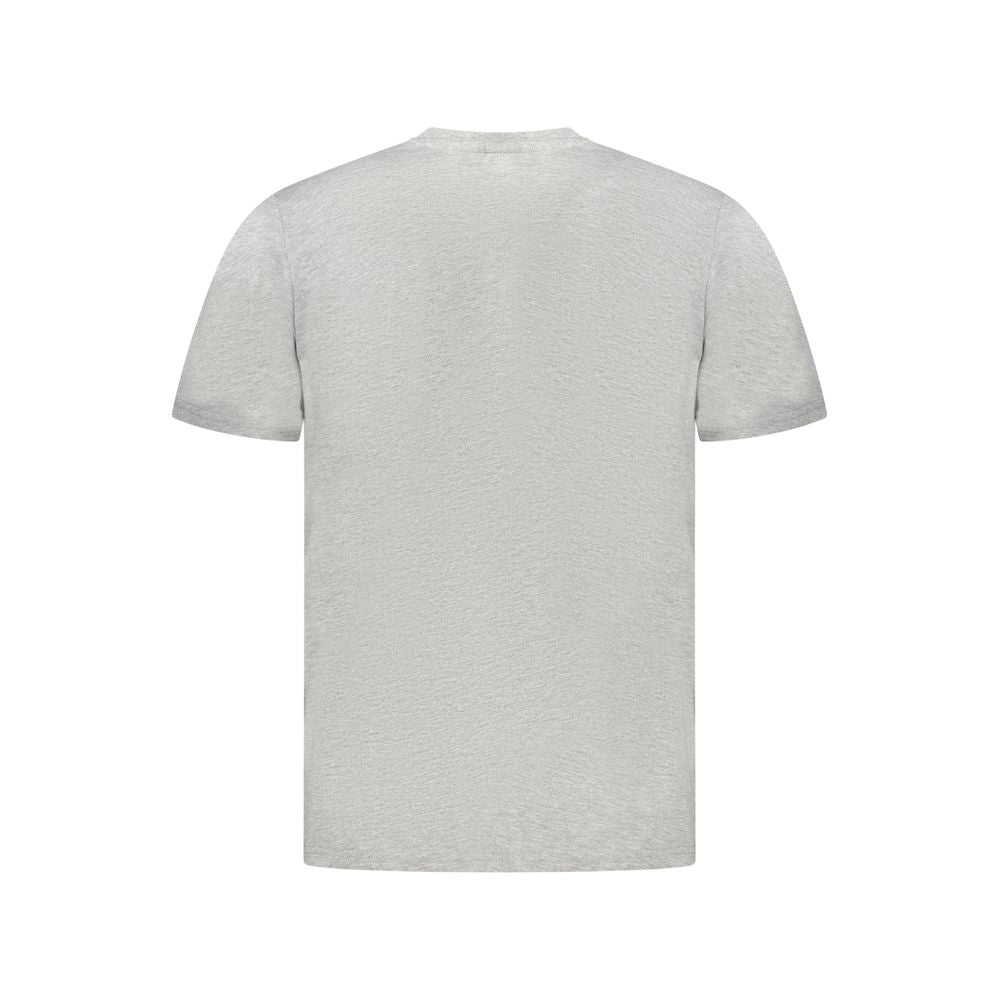 North Sails Grå T-shirt til mænd i bomuld