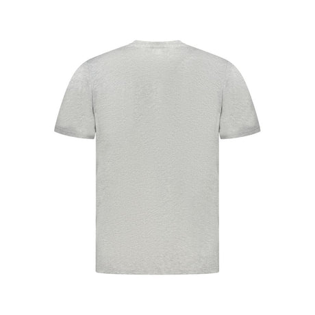 North Sails Grå T-shirt til mænd i bomuld