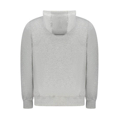 North Sails Gray Cotton Mens Sweater Hoodie - Hilstor