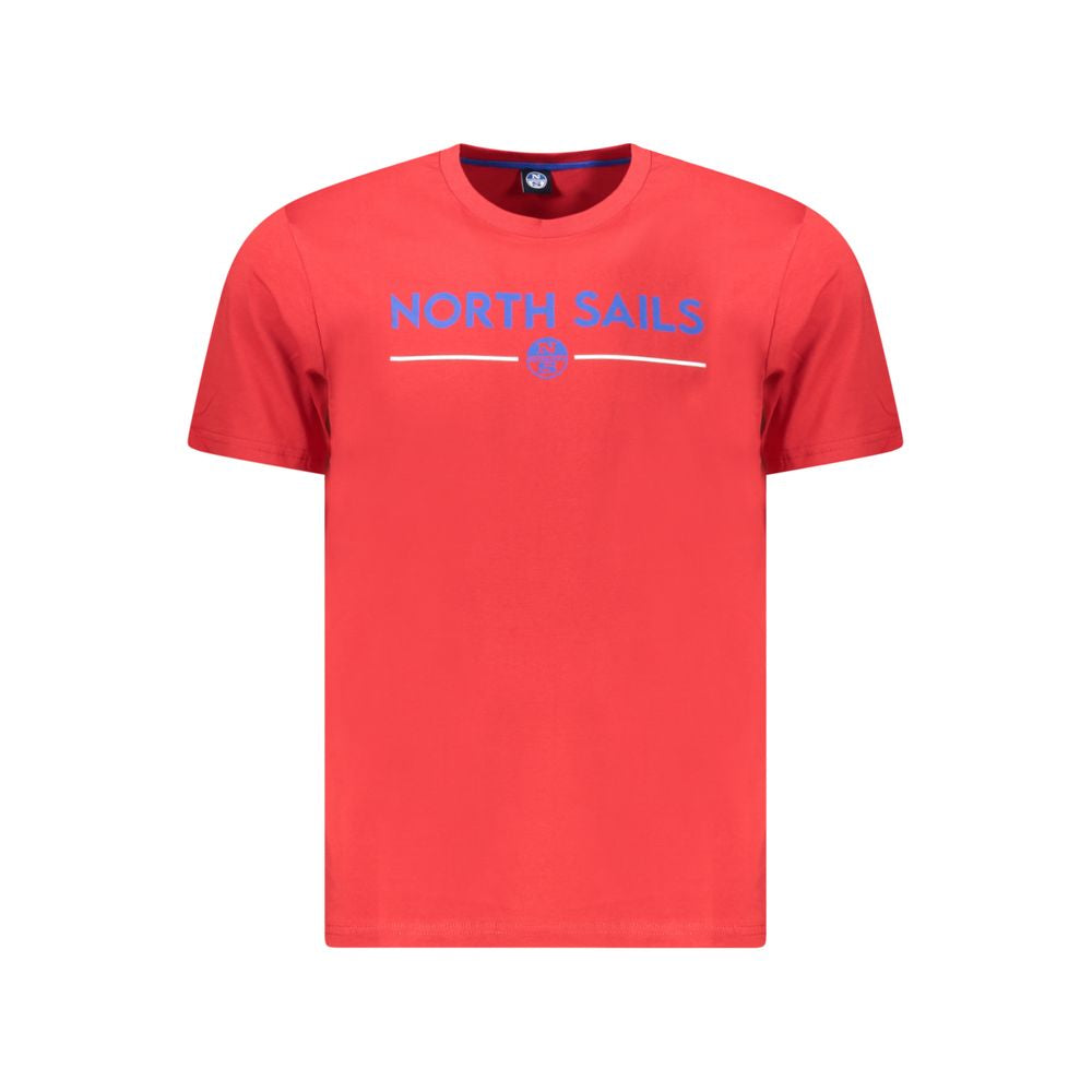 North Sails rød bomuld herre T-shirt