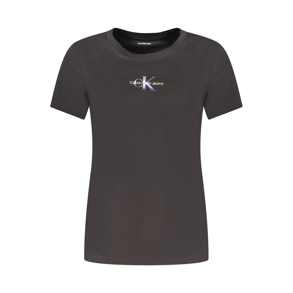 Calvin Klein sort bomuld T-shirt til kvinder