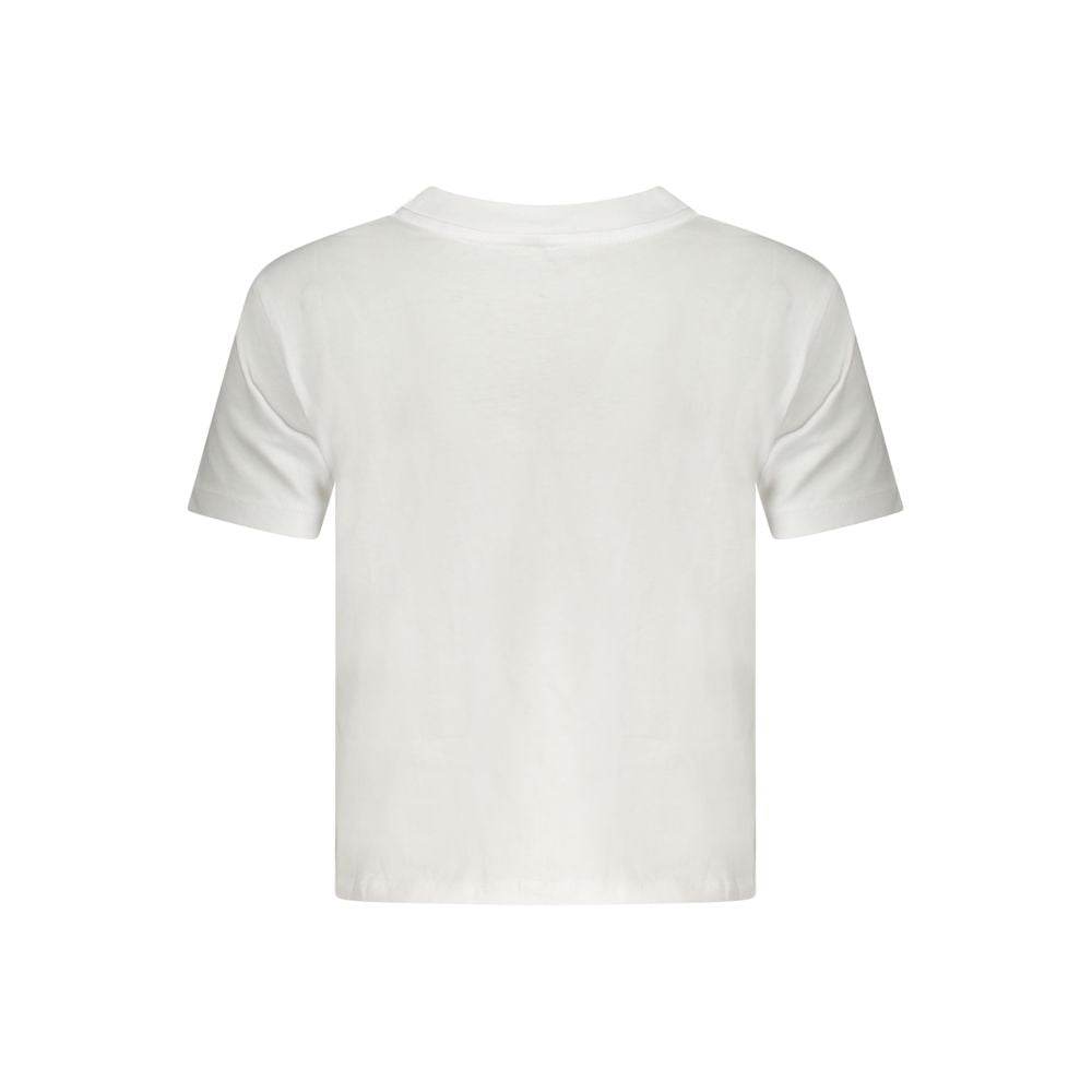 Calvin Klein White Cotton Women T-Shirt - Hilstor