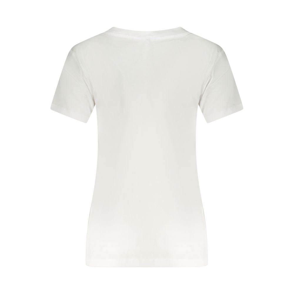 Calvin Klein White Cotton Women T-Shirt - Hilstor