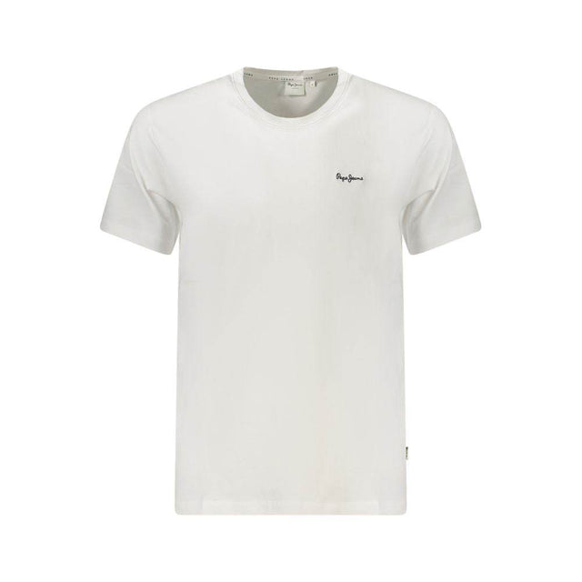 Pepe Jeans White Cotton Men T-Shirt - Hilstor