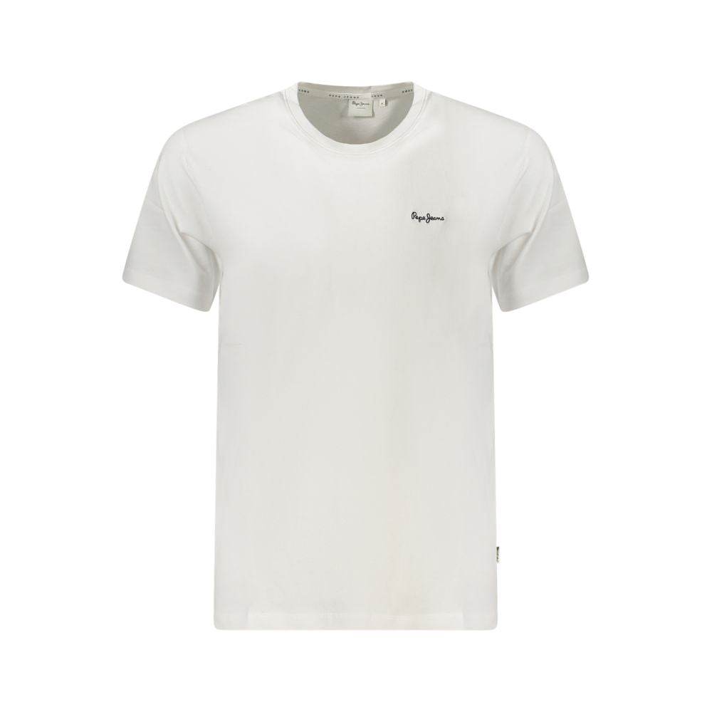 Pepe Jeans White Cotton Men T-Shirt - Hilstor