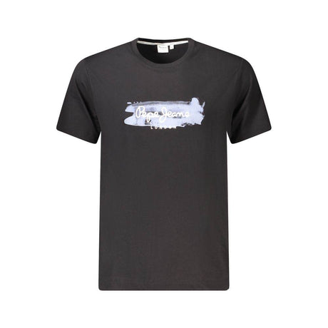 Pepe Jeans Black Cotton Men T-Shirt - Hilstor