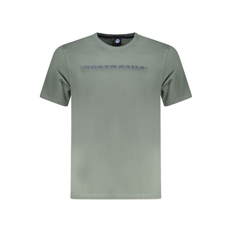North Sails Grøn T-shirt til mænd i bomuld