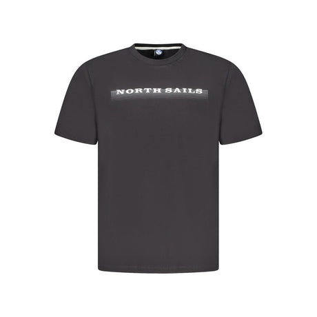 North Sails Black Cotton Men T-shirt