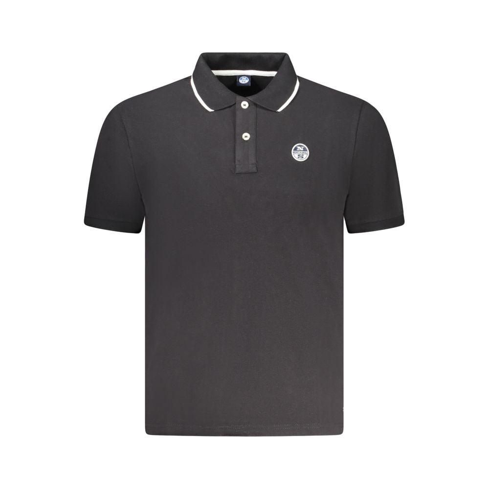 North Sails Sort Bomuld Polo Shirt til mænd