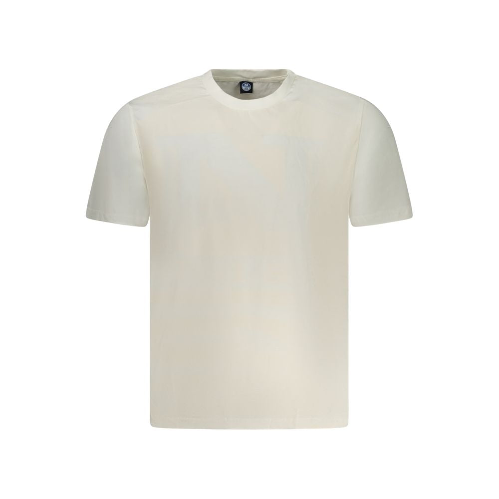 North Sails Hvid Bomuld Herre T-Shirt