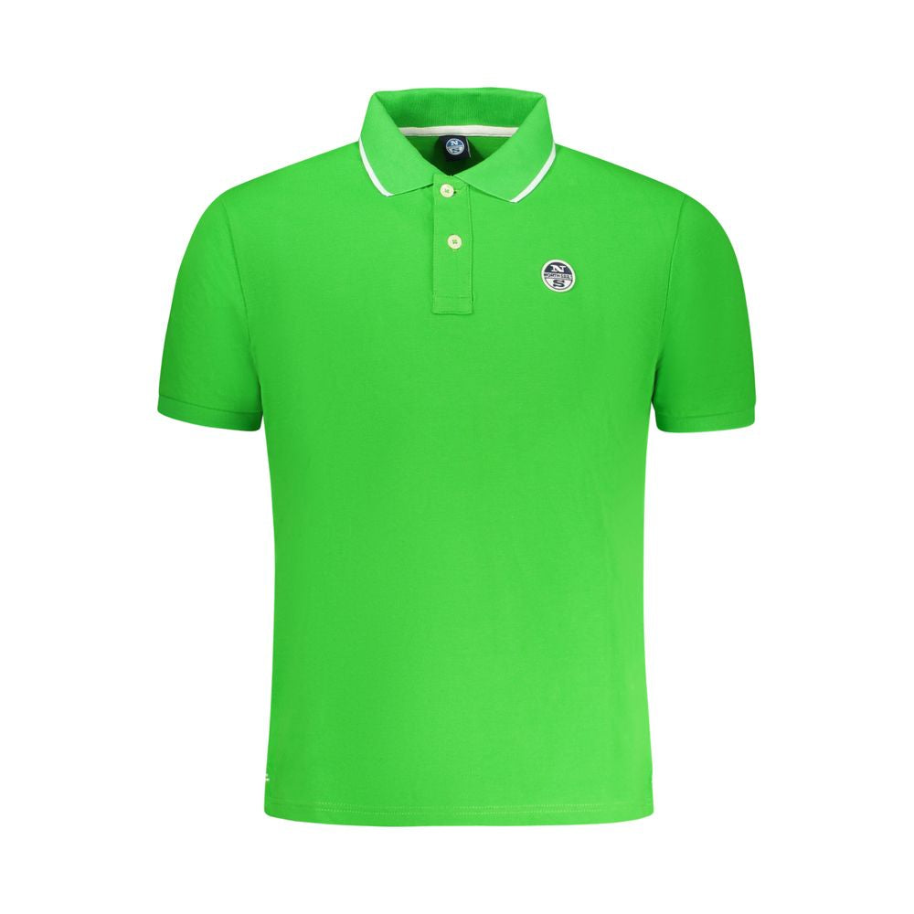 North Sails Grøn Bomuld Polo Shirt til mænd