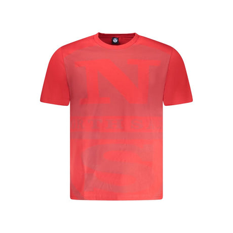 North Sails rød bomuld herre T-shirt