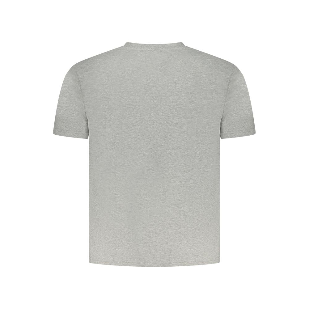 North Sails Grå T-shirt til mænd i bomuld