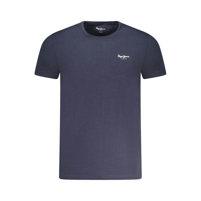 Pepe Jeans Blue Cotton Men T-Shirt - Hilstor