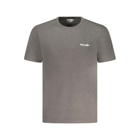 Wrangler Black Cotton T-Shirt - Hilstor