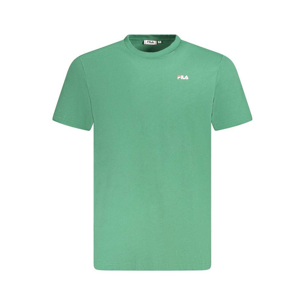 Fila Green Cotton Men T-Shirt - Hilstor