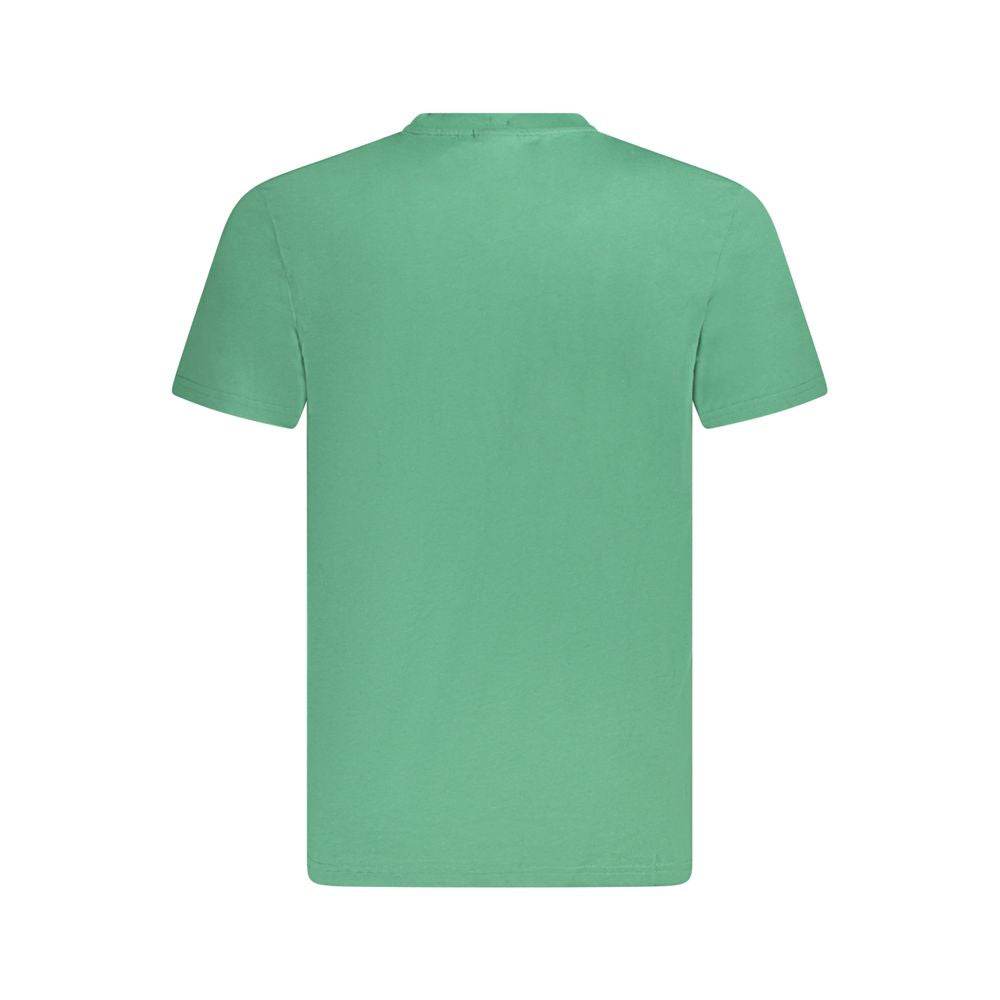 Fila Green Cotton Men T-Shirt - Hilstor