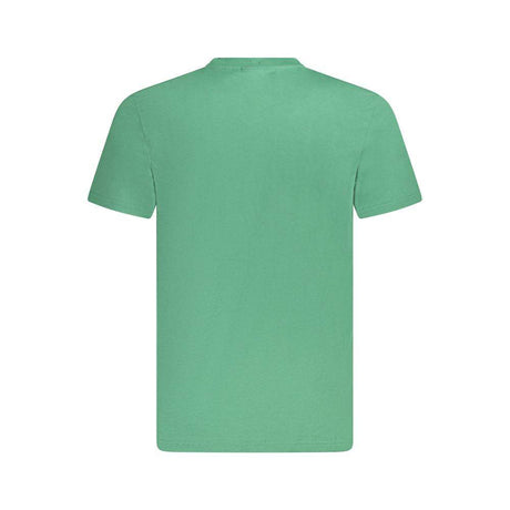 Fila Green Cotton Men T-Shirt - Hilstor