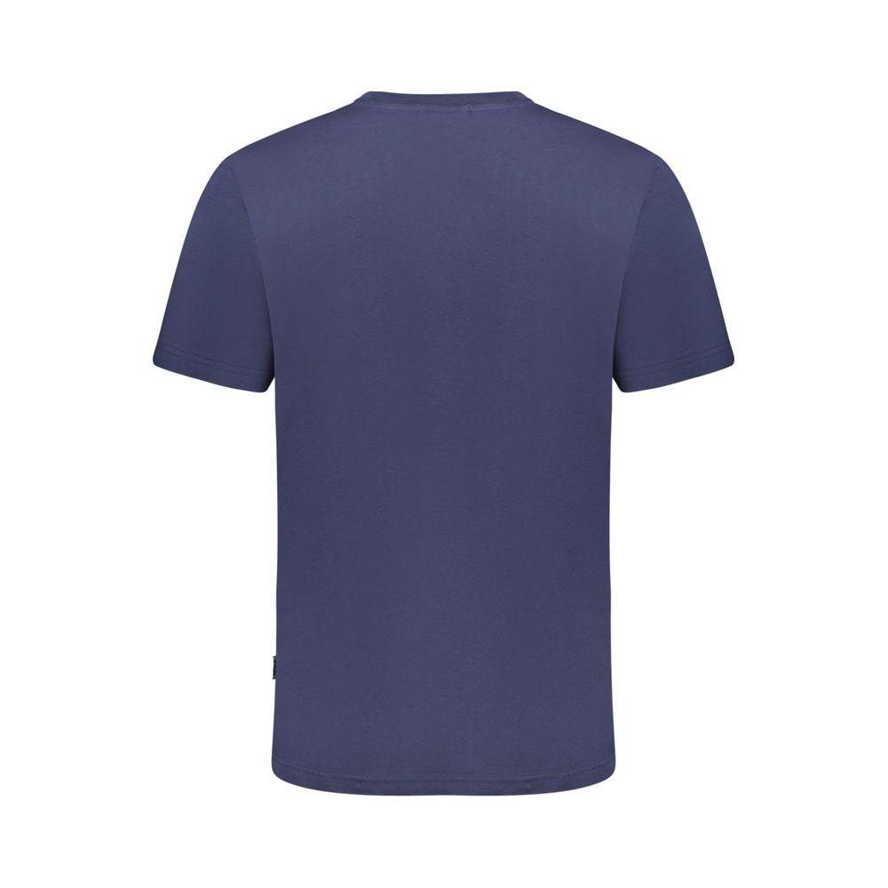 Fila Blue Cotton Men T-Shirt - Hilstor