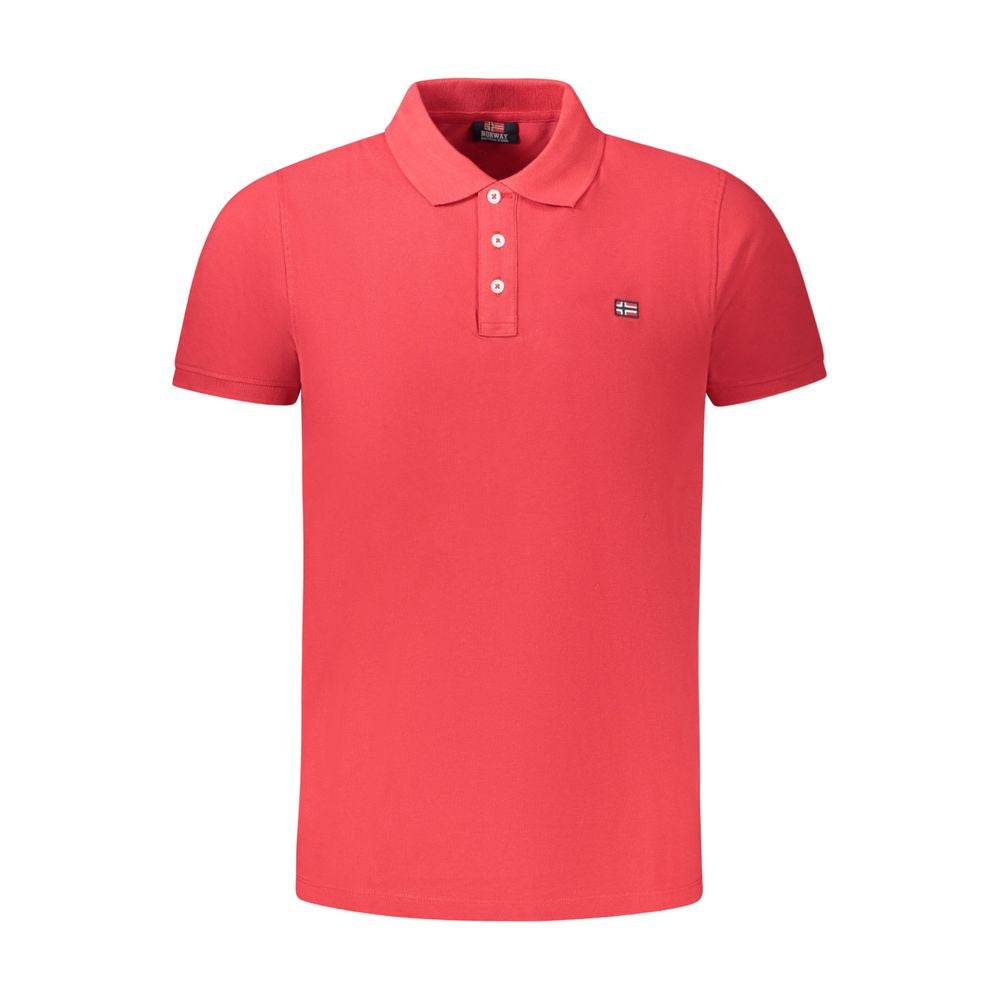 Norway 1963 Red Cotton Polo Shirt - Hilstor