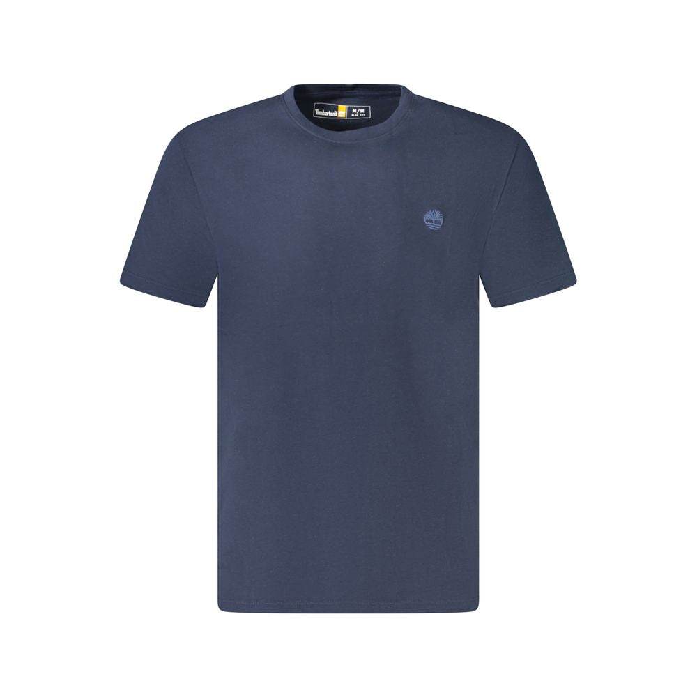Timberland Blue Cotton T-Shirt - Hilstor