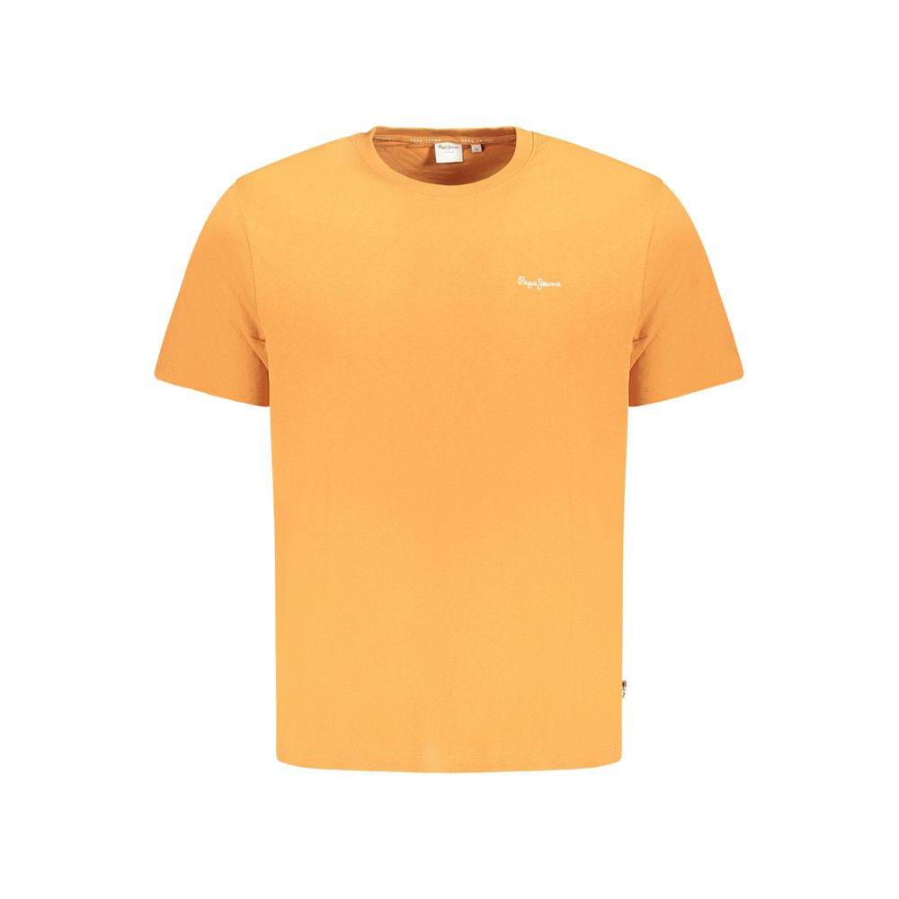 Pepe Jeans Orange Cotton T-Shirt - Hilstor