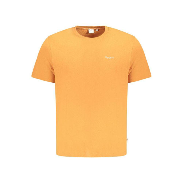 Pepe Jeans Orange Cotton T-Shirt - Hilstor