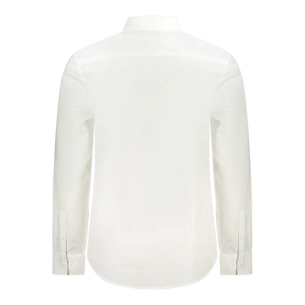 Calvin Klein White Cotton Shirt - Hilstor