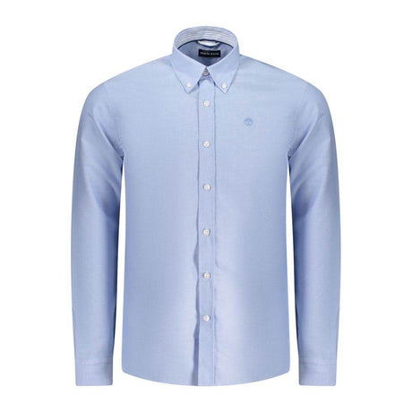 North Sails Light Blue Cotton Men Shirt - Hilstor