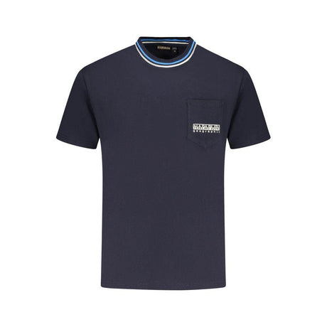 Napapijri Blue Cotton T-Shirt - Hilstor