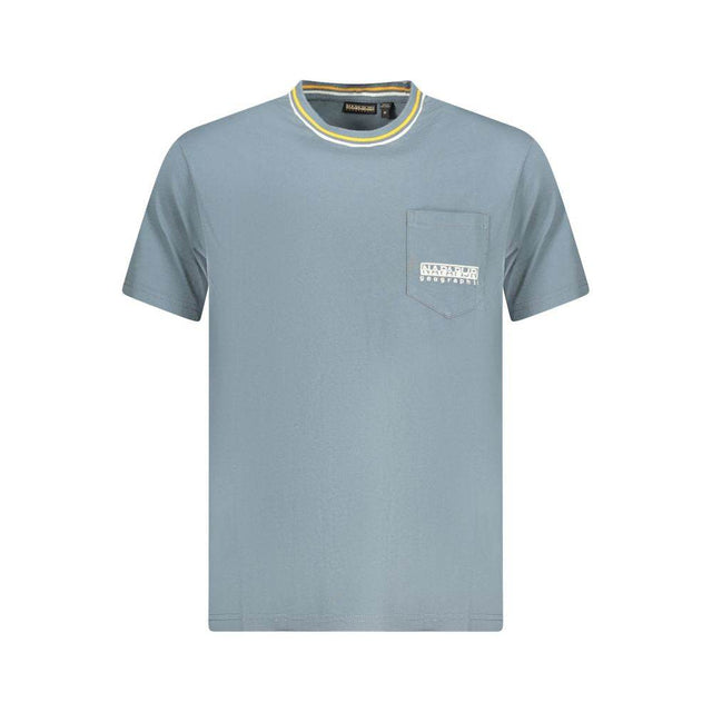 Napapijri Brown Cotton Men T-Shirt - Hilstor