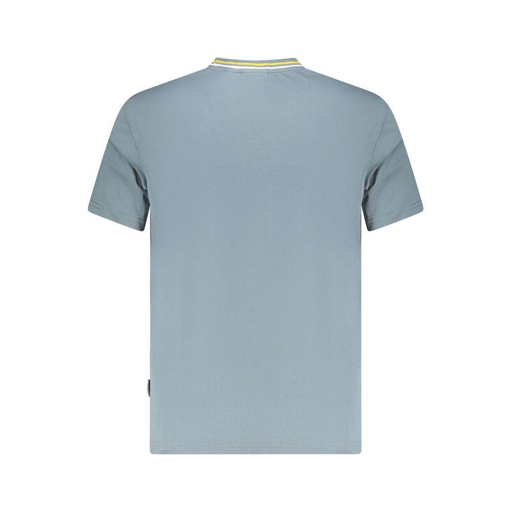 Napapijri Brown Cotton Men T-Shirt - Hilstor