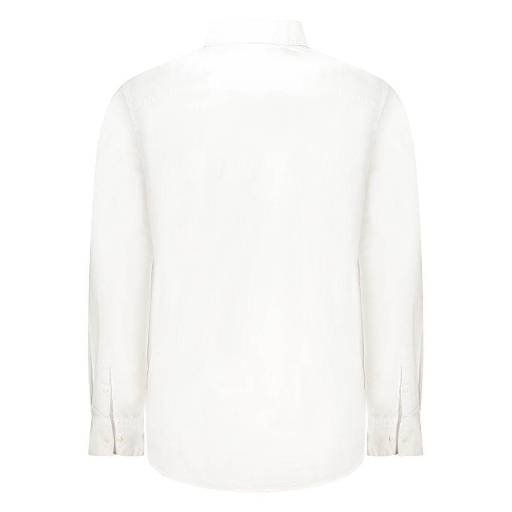 Calvin Klein White Cotton Men Shirt - Hilstor