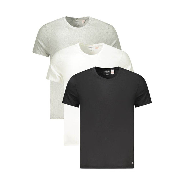 Calvin Klein Gray Cotton Men T-Shirt - Hilstor