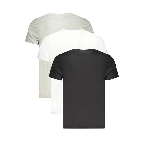 Calvin Klein Gray Cotton Men T-Shirt - Hilstor