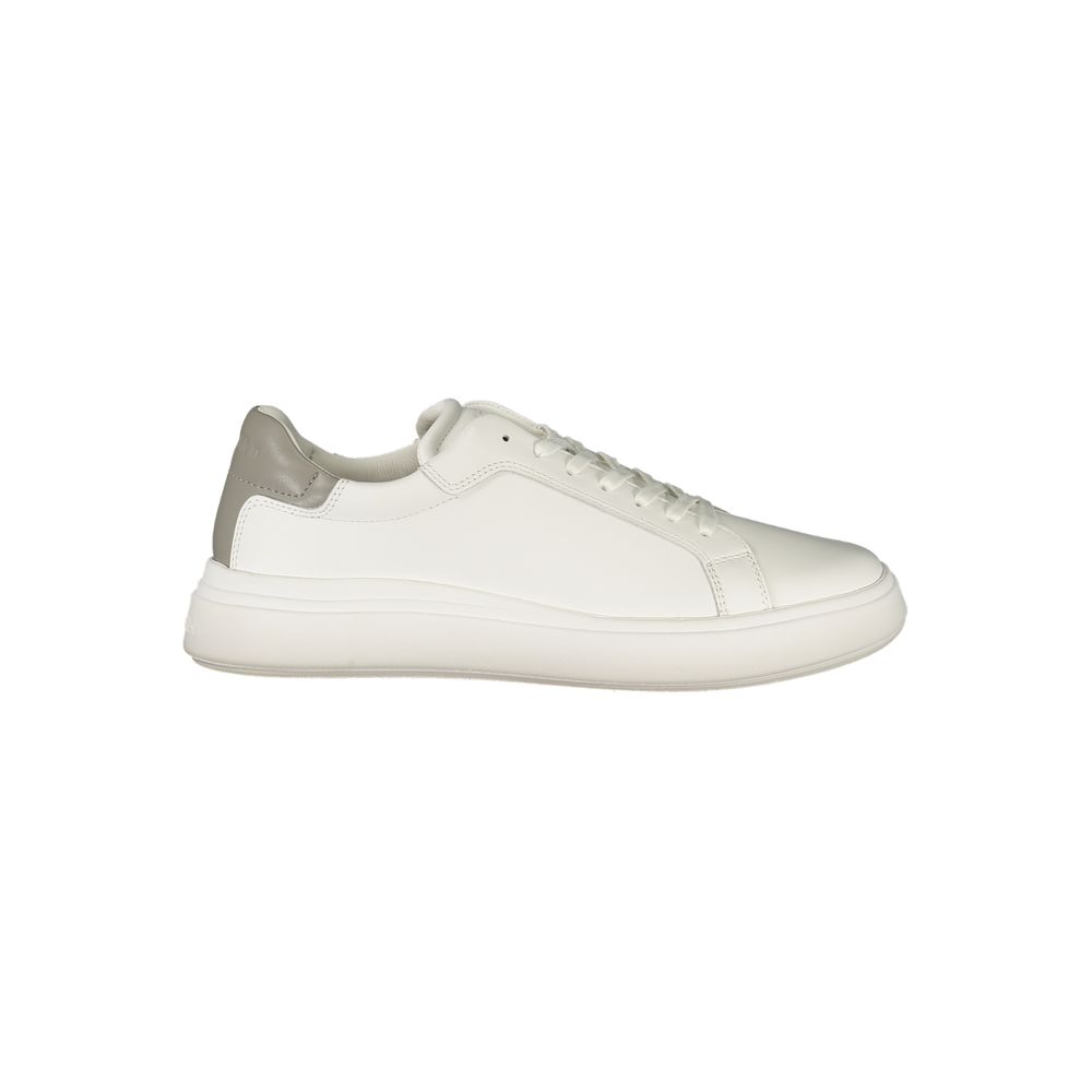 Calvin Klein hvid polyester sneaker