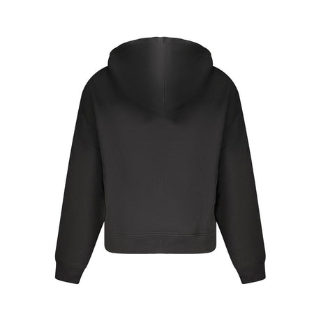 Tommy Hilfiger Black Cotton Women Hoodie