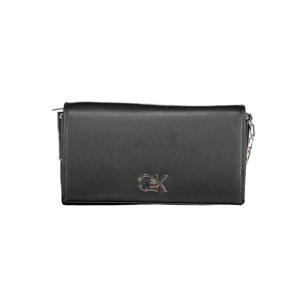 Calvin Klein Black Polyester Handbag - Hilstor