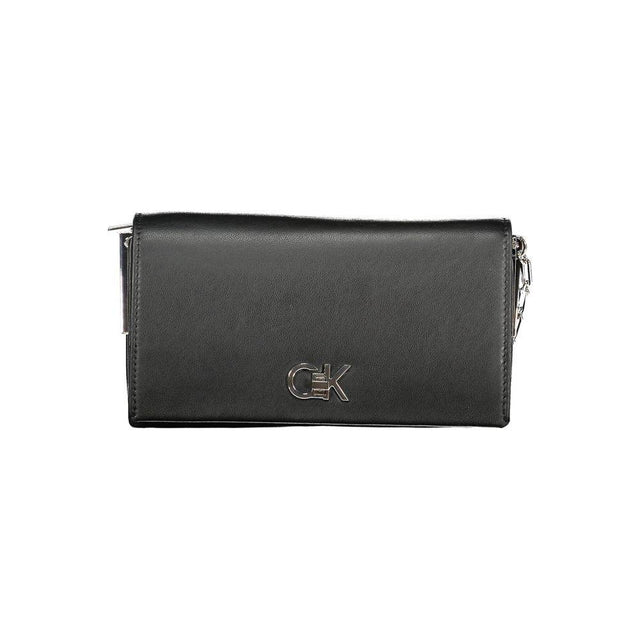 Calvin Klein Black Polyester Handbag - Hilstor