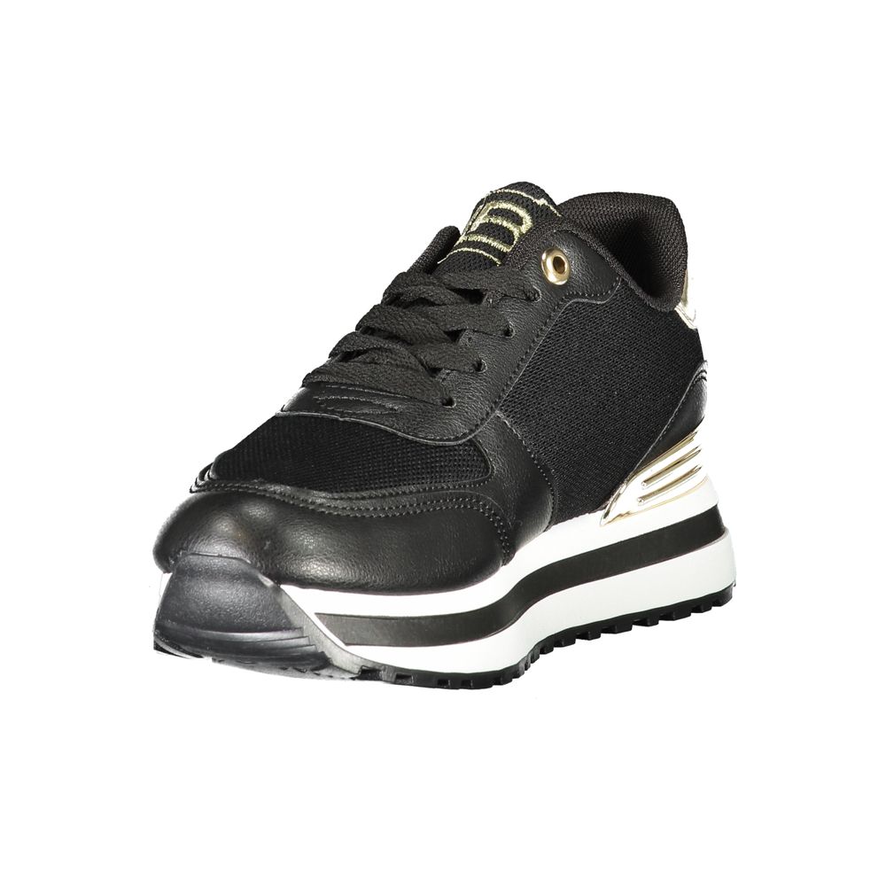 Laura Biagiotti sort polyester sneaker til kvinder