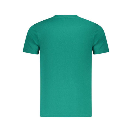 Cavalli Class Green Cotton Men T-Shirt - Hilstor