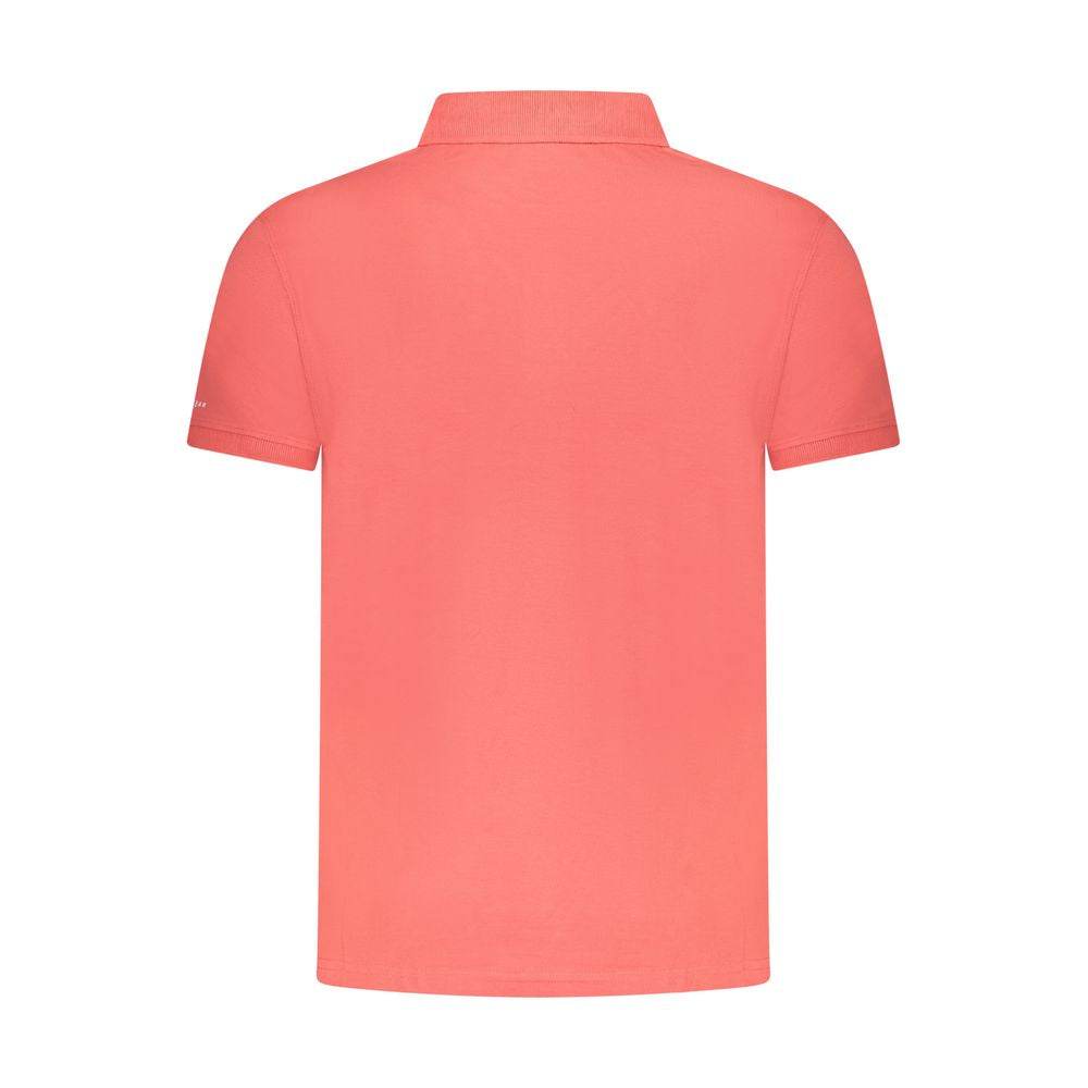 Trussardi Pink Cotton Men Polo Shirt - Hilstor